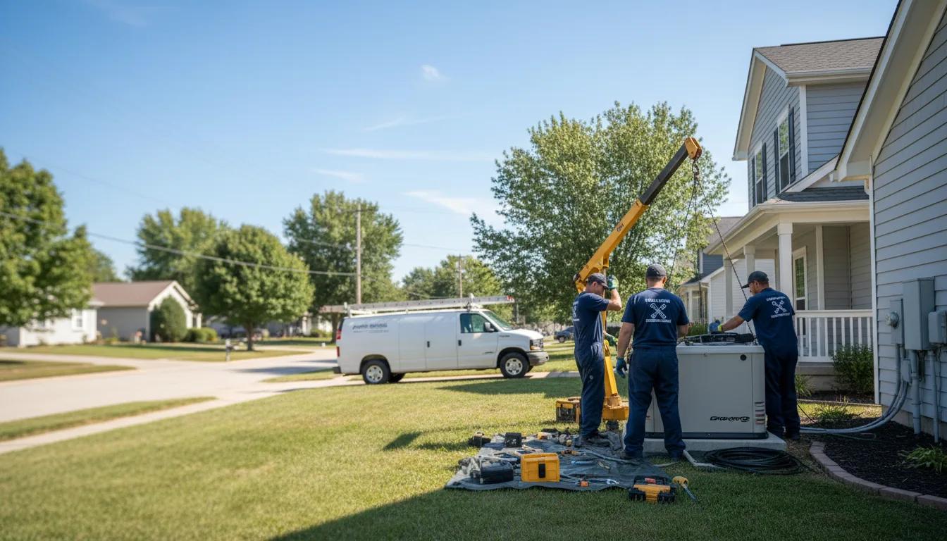 Generator Installation in Kinsley, KS near me